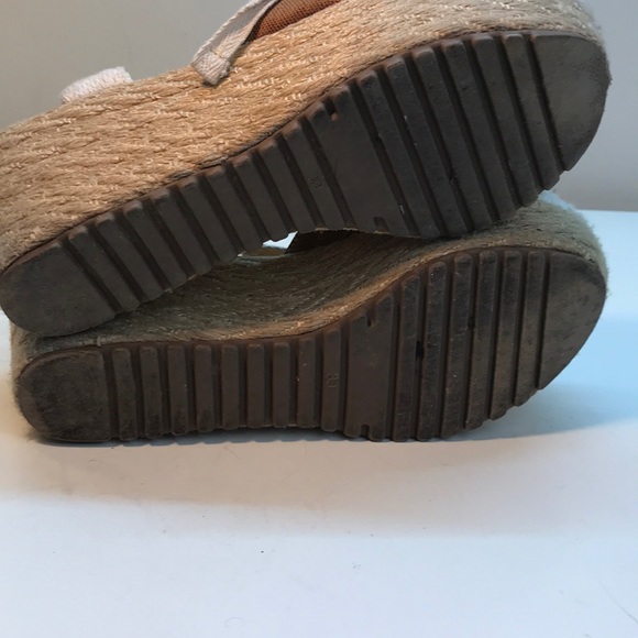 Mercedes Campuzano Brown & Tan Espadrilles Size 9 - Picture 6 of 10